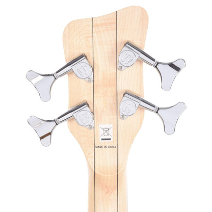 Warwick RockBass Corvette Basic Solid Black High Polish Bass Guitars / 4-String