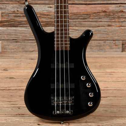 Warwick RockBass Corvette Basic Solid Black High Polish Bass Guitars / 4-String