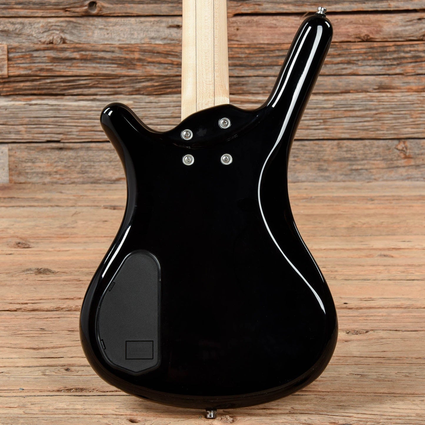 Warwick RockBass Corvette Basic Solid Black High Polish Bass Guitars / 4-String