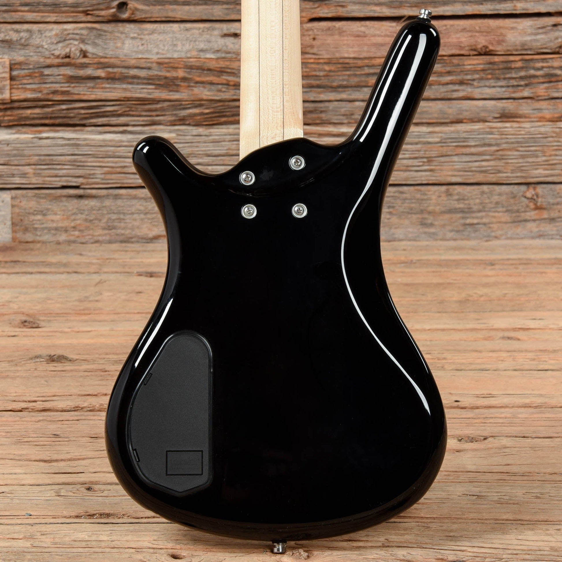 Warwick RockBass Corvette Basic Solid Black High Polish Bass Guitars / 4-String