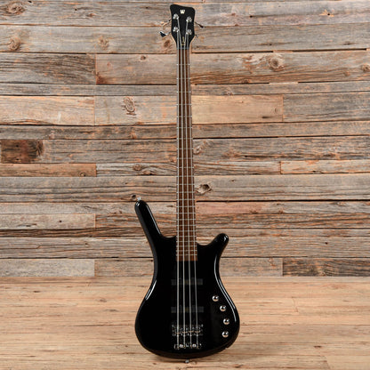Warwick RockBass Corvette Basic Solid Black High Polish Bass Guitars / 4-String