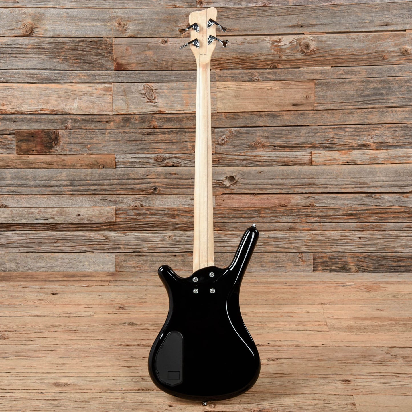 Warwick RockBass Corvette Basic Solid Black High Polish Bass Guitars / 4-String