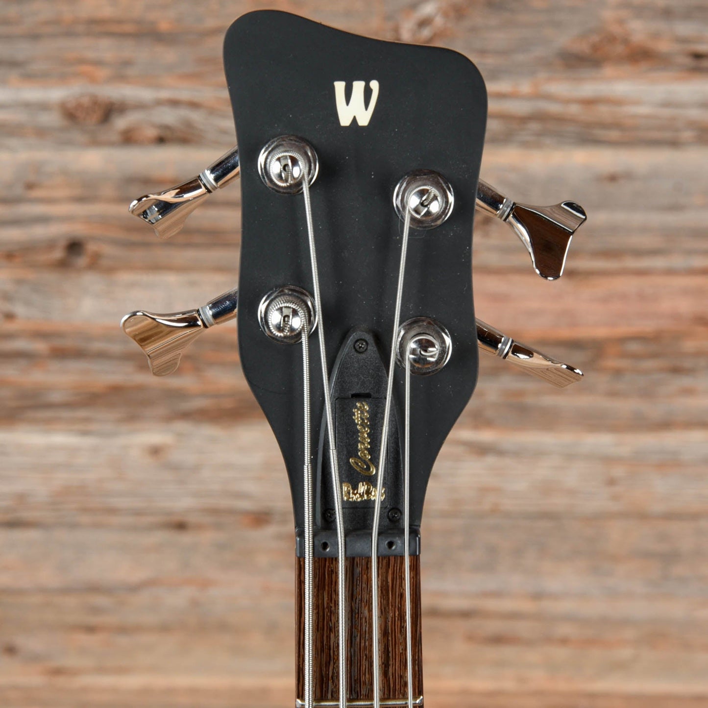 Warwick RockBass Corvette Basic Solid Black High Polish Bass Guitars / 4-String
