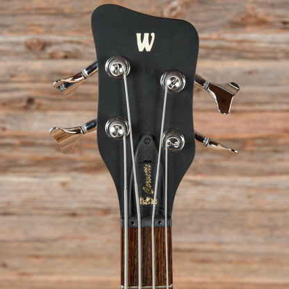 Warwick RockBass Corvette Basic Solid Black High Polish Bass Guitars / 4-String