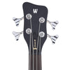 Warwick RockBass Corvette $$ Nirvana Black Transparent Satin Bass Guitars / 4-String