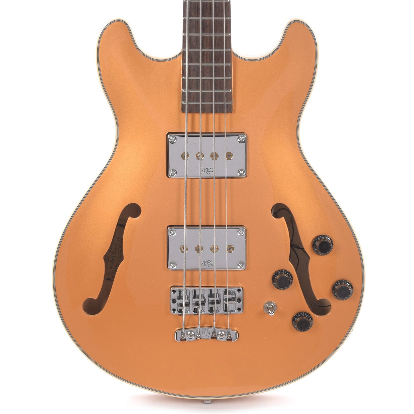 Warwick RockBass Star Bass Metallic Gold High Polish Bass Guitars / 4-String