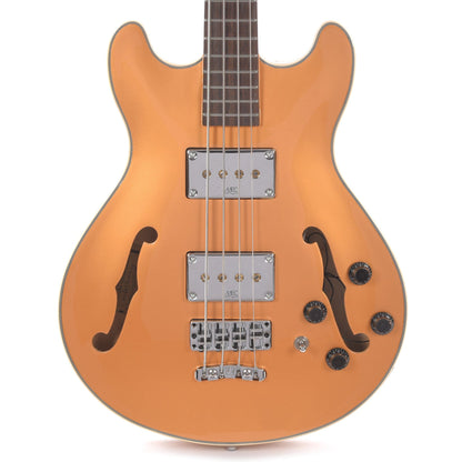 Warwick RockBass Star Bass Metallic Gold High Polish Bass Guitars / 4-String
