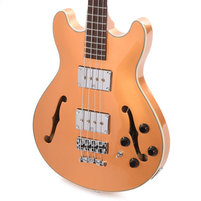 Warwick RockBass Star Bass Metallic Gold High Polish Bass Guitars / 4-String