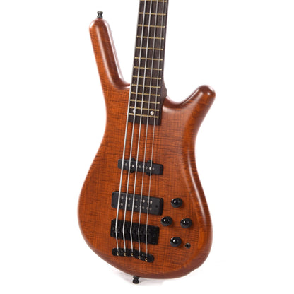 Warwick 2022 Limited Edition Pro Series 5-String Streamette BO Special Amber Transparent Satin Bass Guitars / 5-String or More