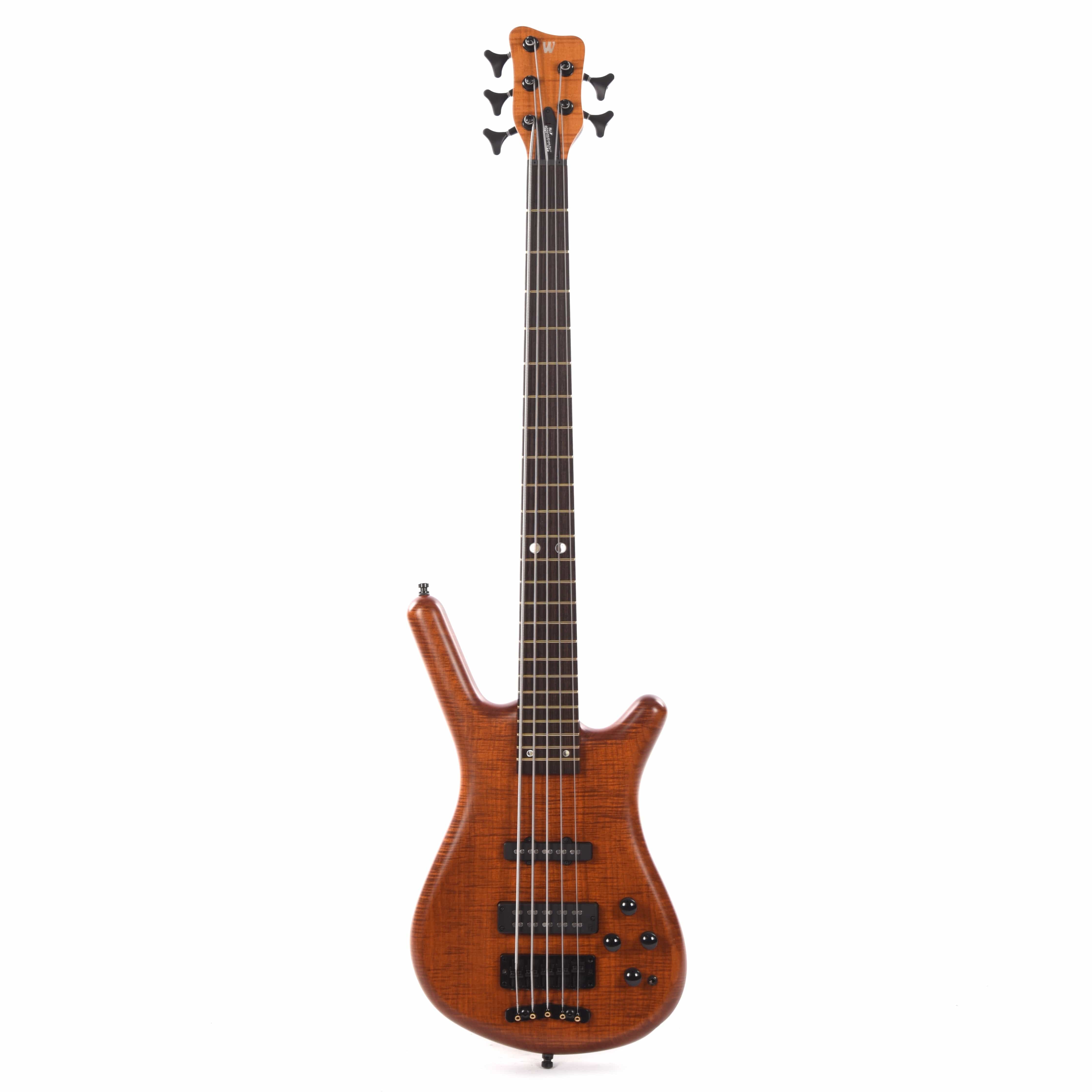 Warwick 2022 Limited Edition Pro Series 5-String Streamette BO Special Amber Transparent Satin Bass Guitars / 5-String or More