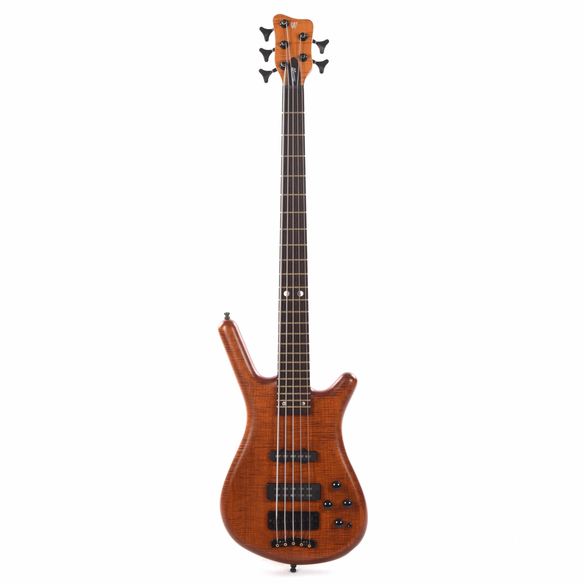 Warwick 2022 Limited Edition Pro Series 5-String Streamette BO Special Amber Transparent Satin Bass Guitars / 5-String or More