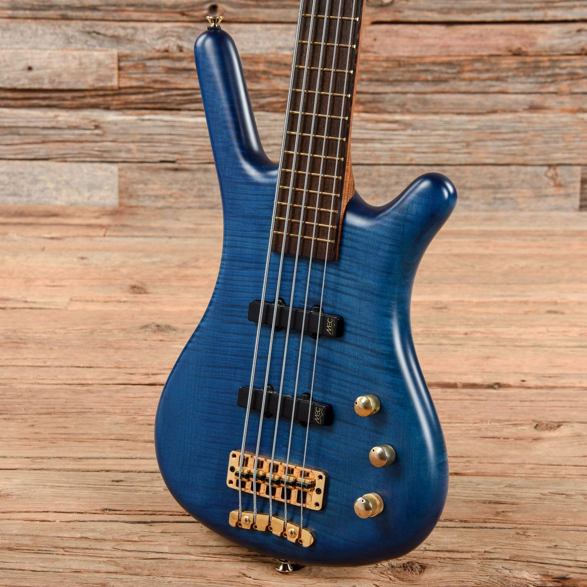 Warwick Corvette ProLine 5-String Ocean Blue Transparent Satin 2001 Bass Guitars / 5-String or More