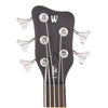 Warwick Pro Series Corvette Standard 5-String Active Ash Nirvana Black Transparent Satin Bass Guitars / 5-String or More