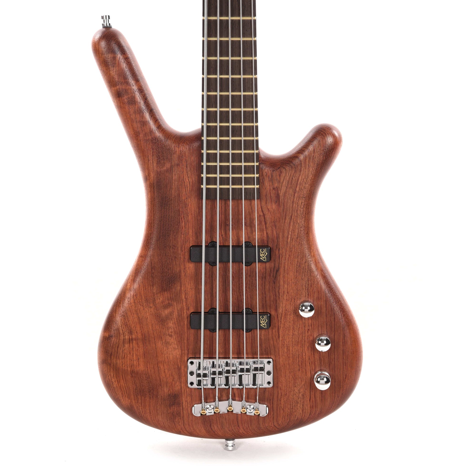 Warwick Pro Series Corvette Standard 5-String Active Bubinga Natural Transparent Satin Bass Guitars / 5-String or More