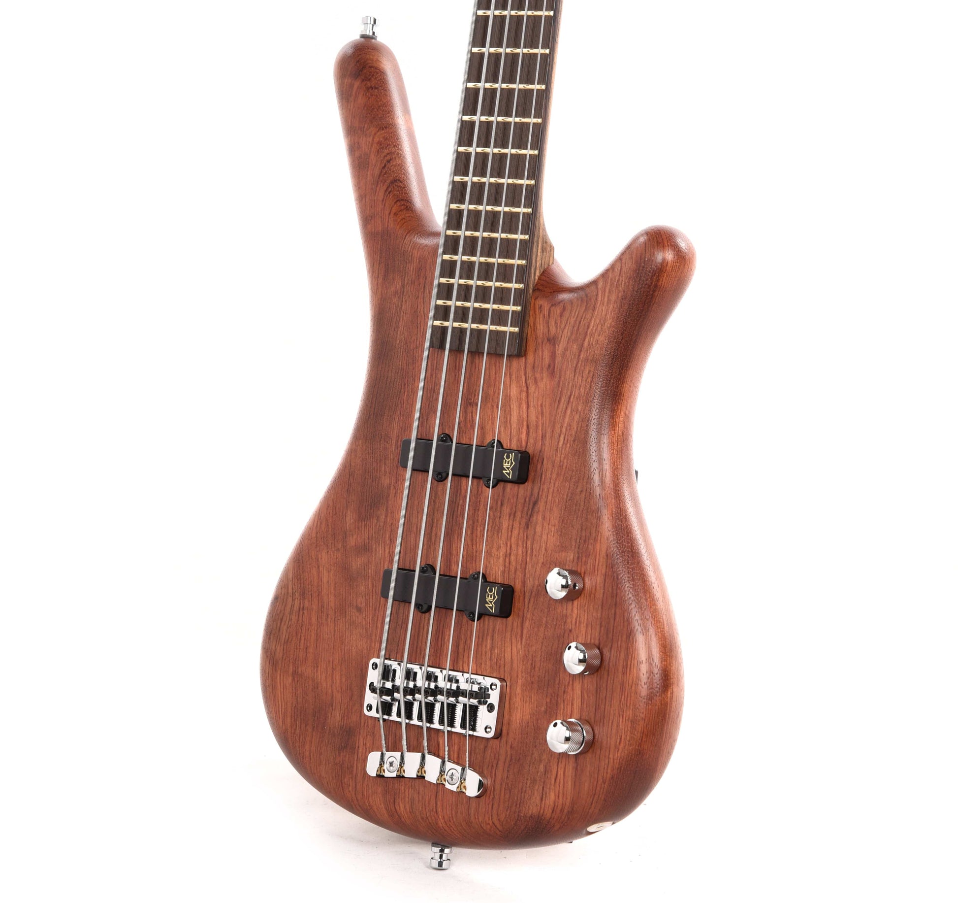 Warwick Pro Series Corvette Standard 5-String Active Bubinga Natural Transparent Satin Bass Guitars / 5-String or More