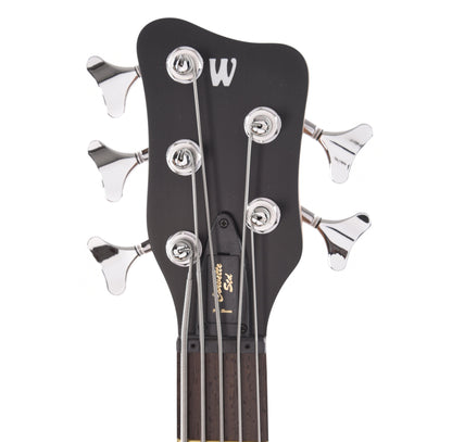 Warwick Pro Series Corvette Standard 5-String Active Bubinga Natural Transparent Satin Bass Guitars / 5-String or More