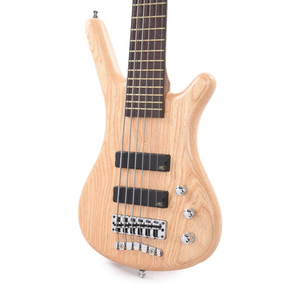 Warwick Pro Series Corvette Standard 6-String Active Ash Natural Transparent Satin Bass Guitars / 5-String or More