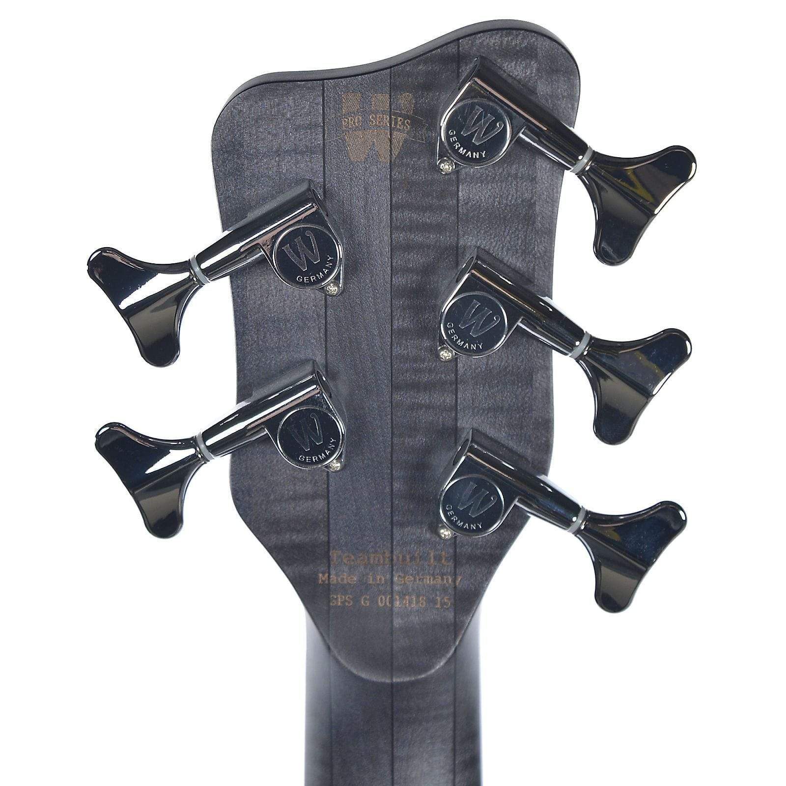 Warwick Pro Series Streamer Stage I 5-String Nirvana Black Transparent Satin Bass Guitars / 5-String or More