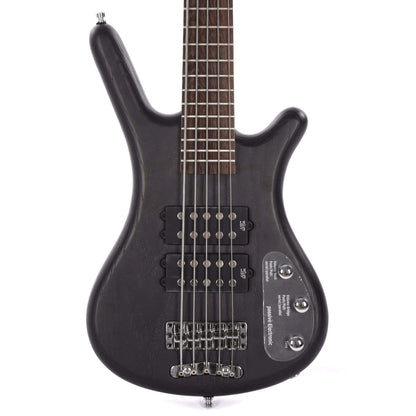Warwick Rockbass Corvette $$ 5-String Black Oil w/Wenge Fingerboard Bass Guitars / 5-String or More
