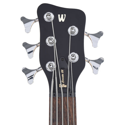 Warwick RockBass Corvette $$ 5-String Nirvana Black Transparent Satin Bass Guitars / 5-String or More