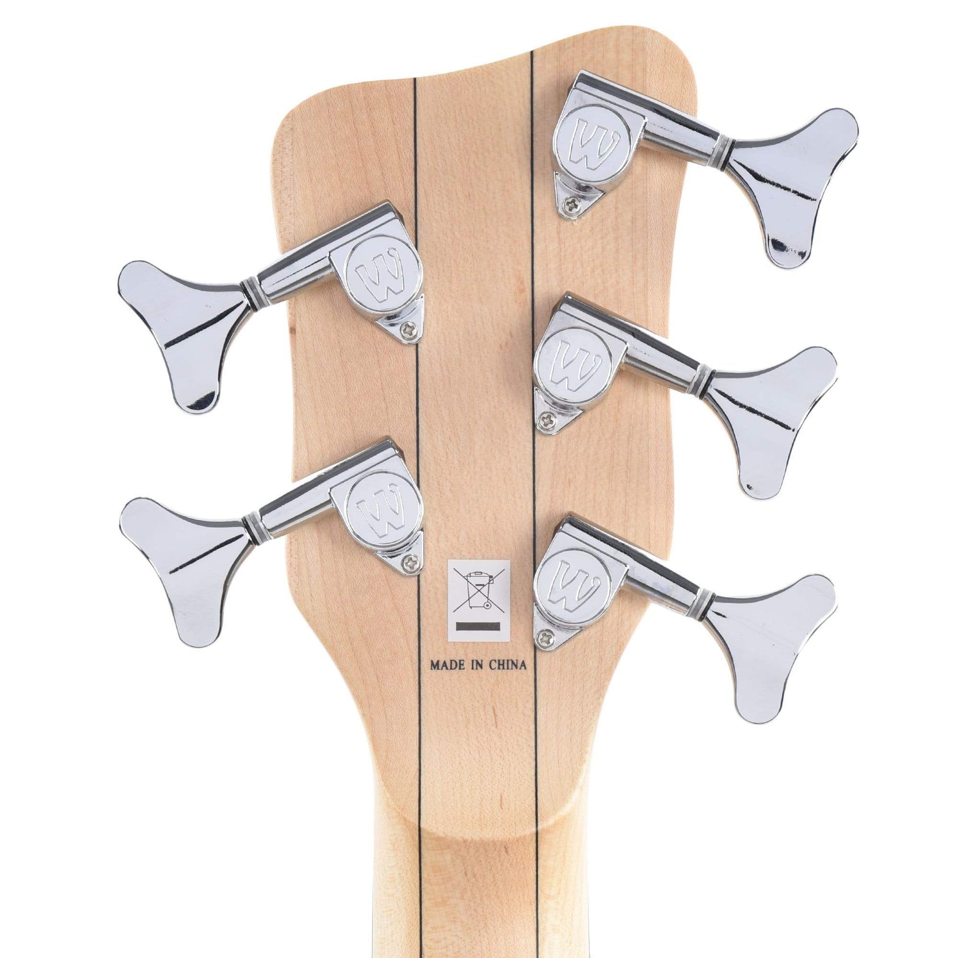 Warwick RockBass Corvette $$ 5-String Nirvana Black Transparent Satin Bass Guitars / 5-String or More