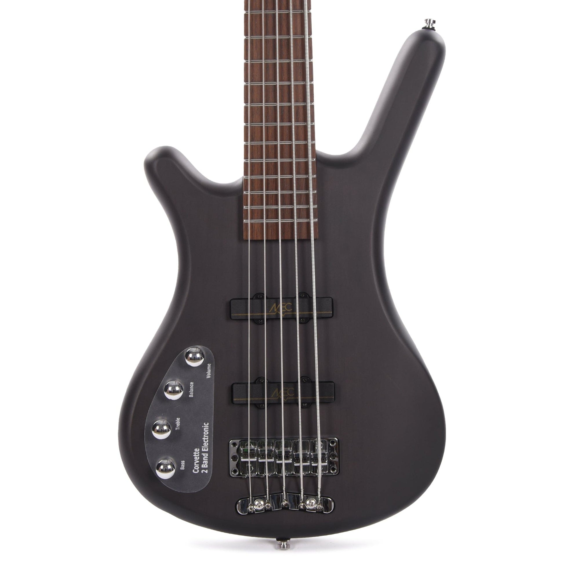 Warwick RockBass Corvette Basic 5-String Nirvana Black Transparent Satin Lefthand Bass Guitars / 5-String or More