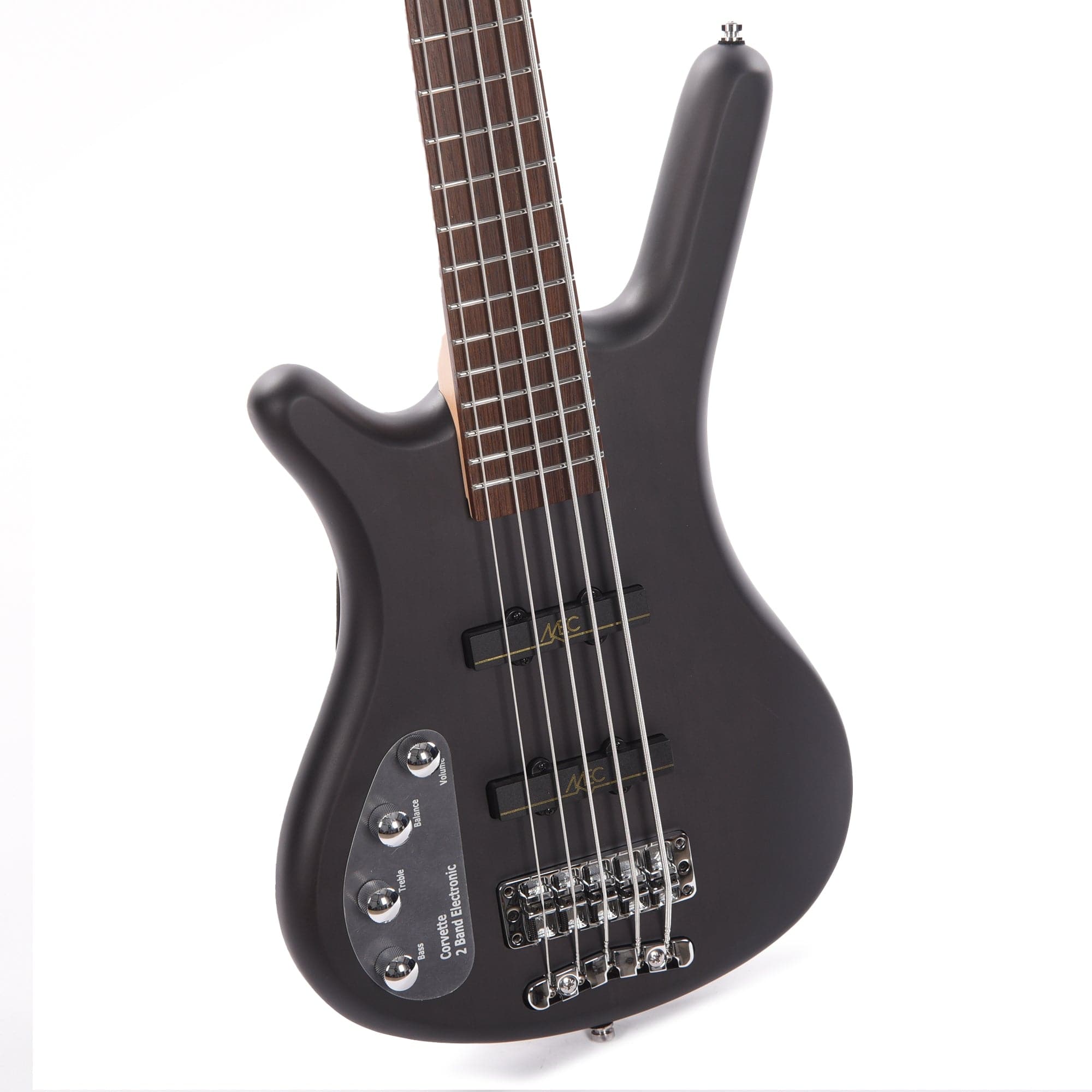 Warwick RockBass Corvette Basic 5-String Nirvana Black Transparent Satin Lefthand Bass Guitars / 5-String or More