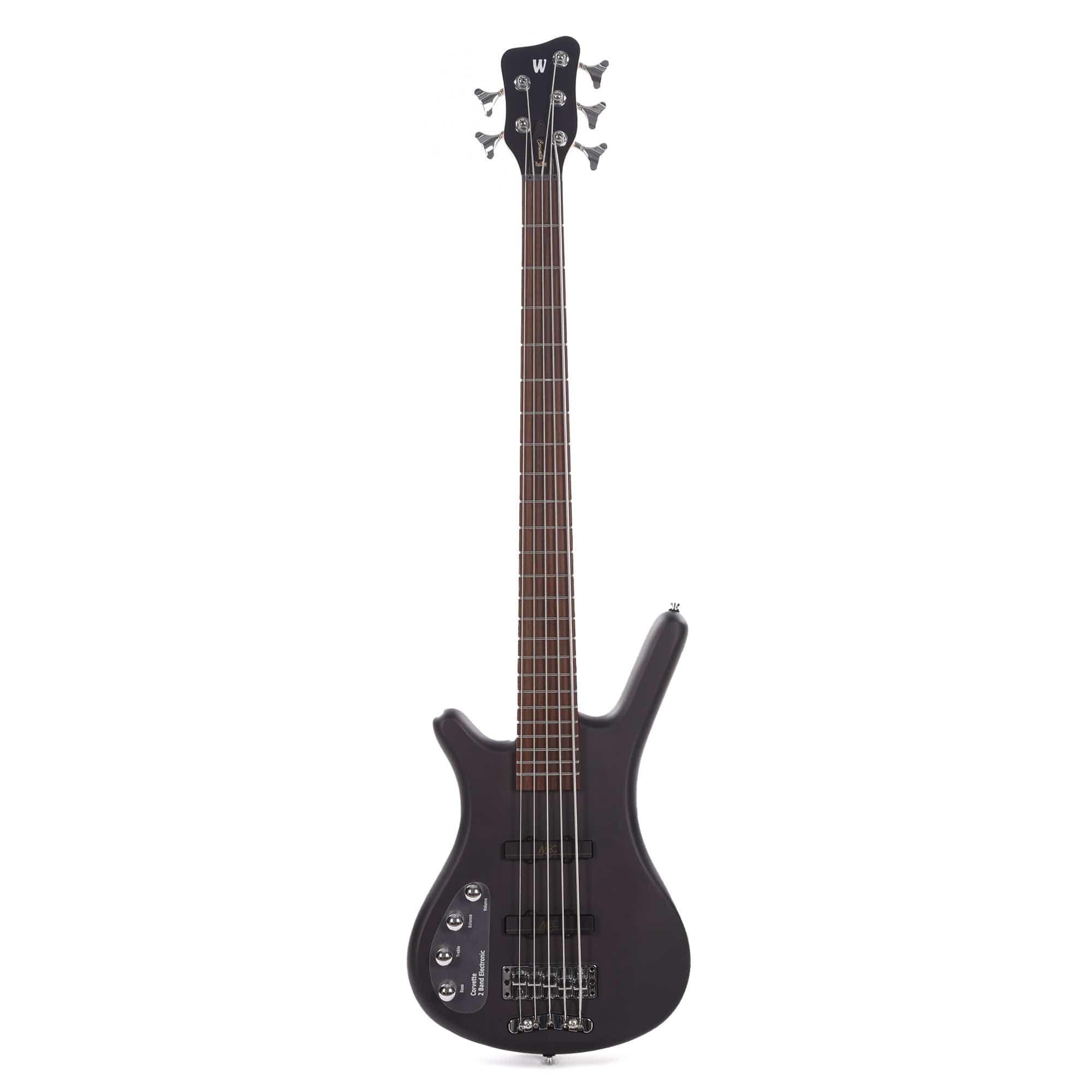 Warwick RockBass Corvette Basic 5-String Nirvana Black Transparent Satin Lefthand Bass Guitars / 5-String or More