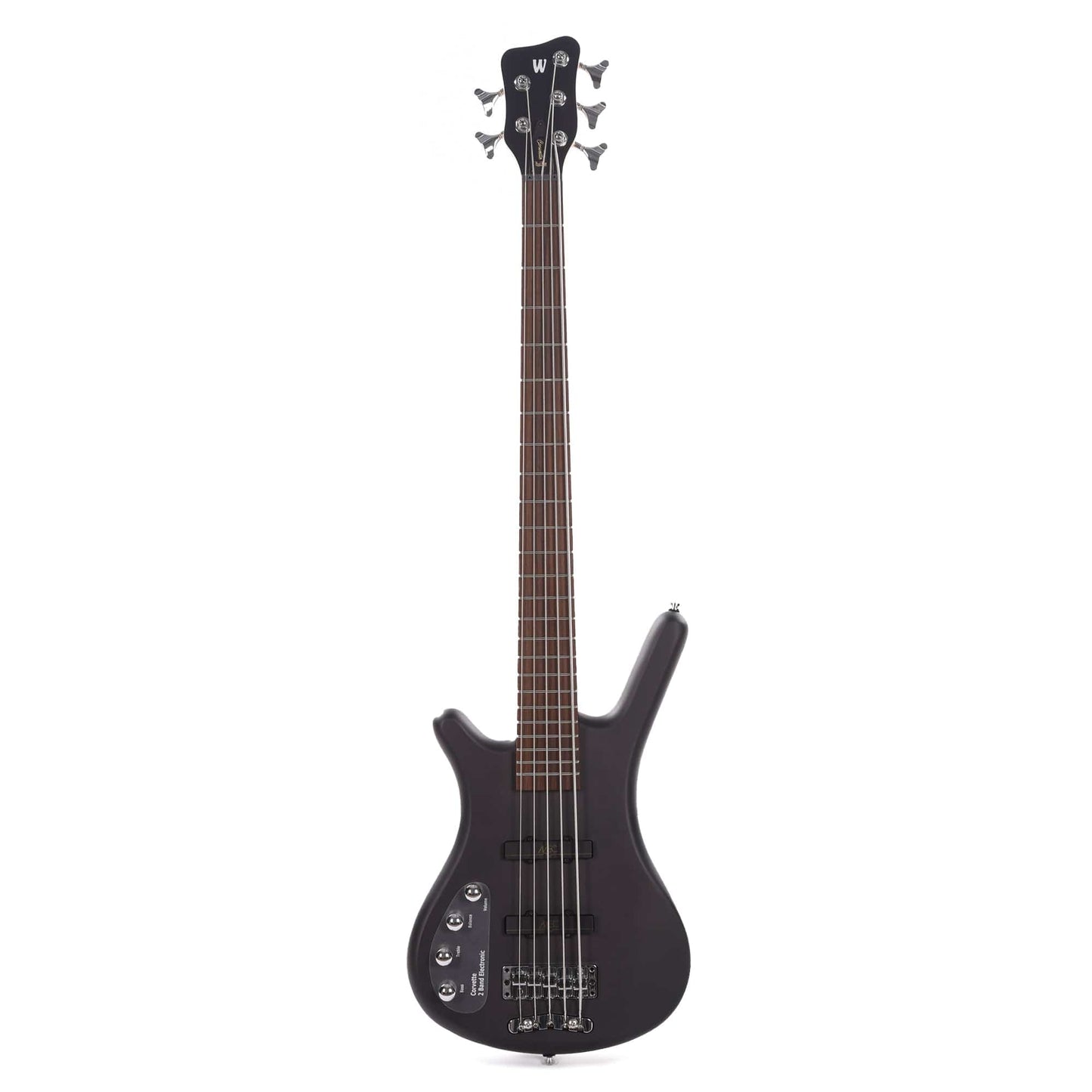 Warwick RockBass Corvette Basic 5-String Nirvana Black Transparent Satin Lefthand Bass Guitars / 5-String or More