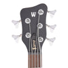 Warwick RockBass Corvette Basic 5-String Nirvana Black Transparent Satin Lefthand Bass Guitars / 5-String or More