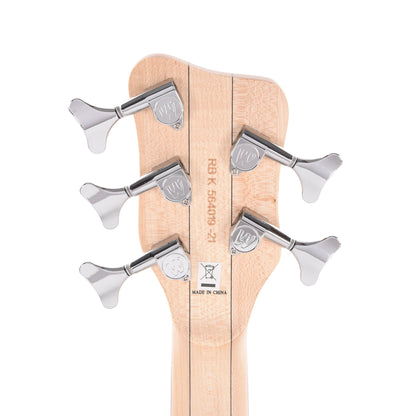 Warwick RockBass Corvette Basic 5-String Nirvana Black Transparent Satin Lefthand Bass Guitars / 5-String or More