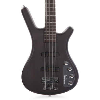 Warwick RockBass Corvette Basic 8-String Nirvana Black Transparent Satin Bass Guitars / 5-String or More