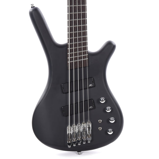 Warwick RockBass Corvette Multiscale 5-String Solid Black Satin Bass Guitars / 5-String or More