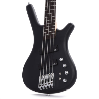 Warwick RockBass Corvette Multiscale 5-String Solid Black Satin Bass Guitars / 5-String or More