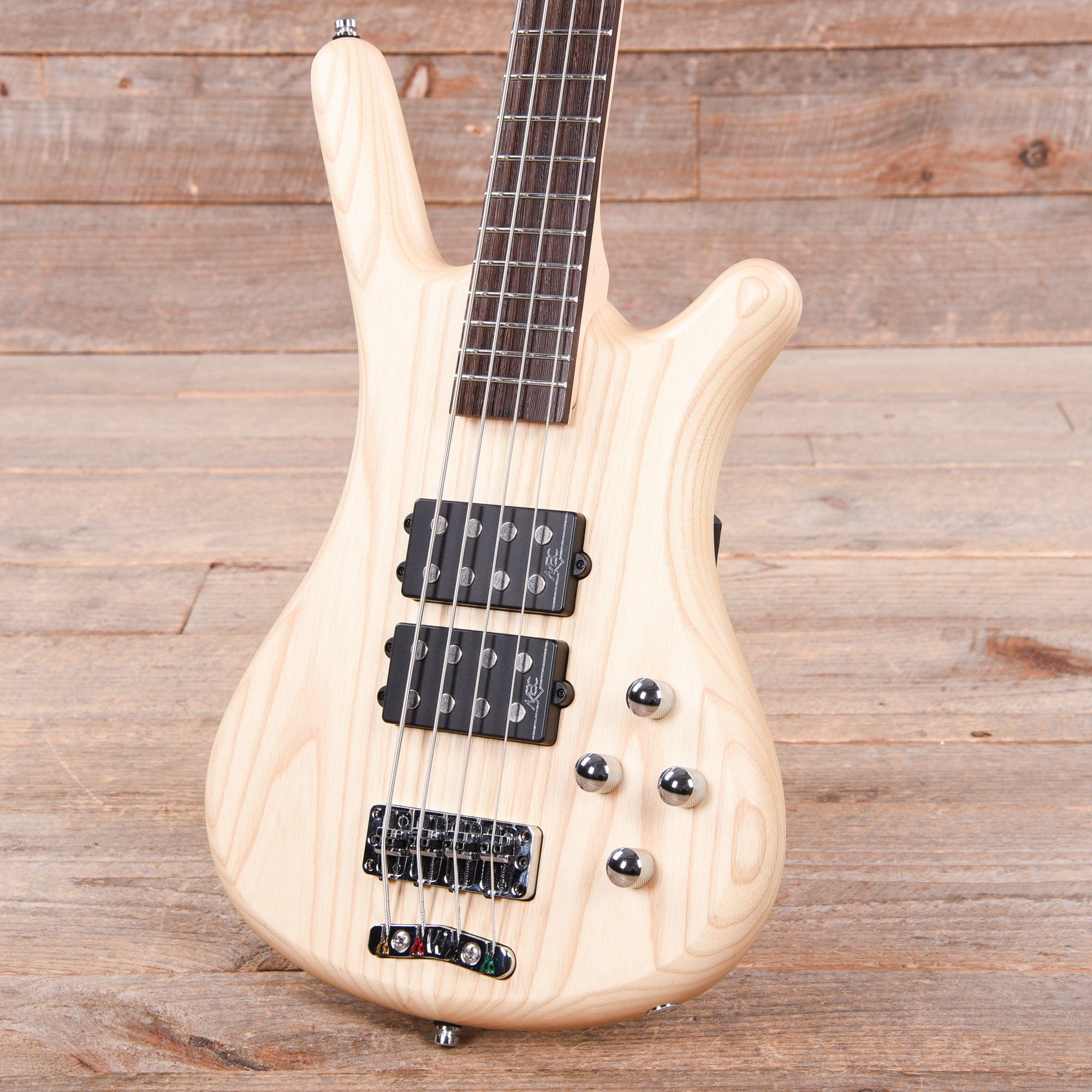 Warwick RockBass Corvette $$ Natural Transparent Satin Bass Guitars / 5-String or More