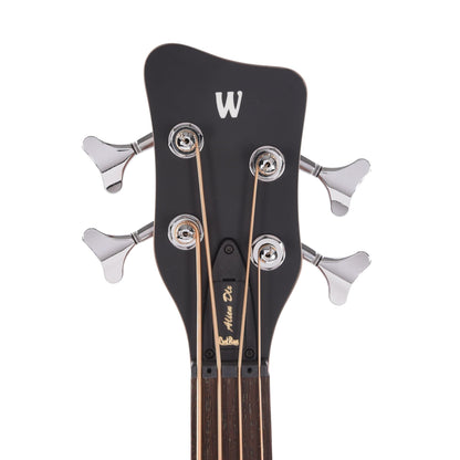 Warwick RockBass Alien Deluxe Natural Transparent Satin Bass Guitars / Acoustic Bass Guitars