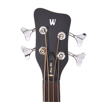Warwick RockBass Alien Standard Natural Transparent Satin Bass Guitars / Acoustic Bass Guitars