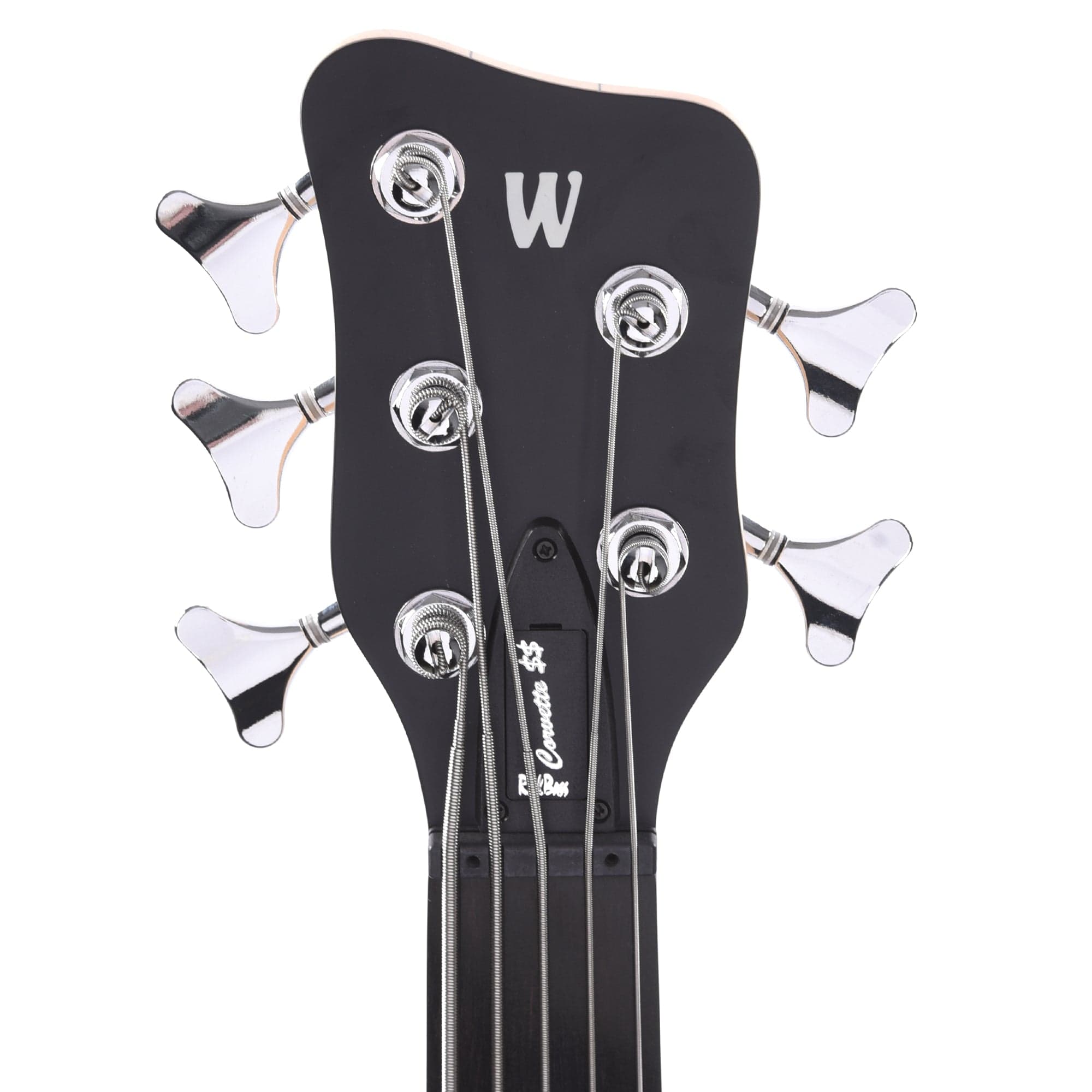 Warwick RockBass Corvette $$ 5-String Nirvana Black Transparent Satin Fretless Bass Guitars / Fretless