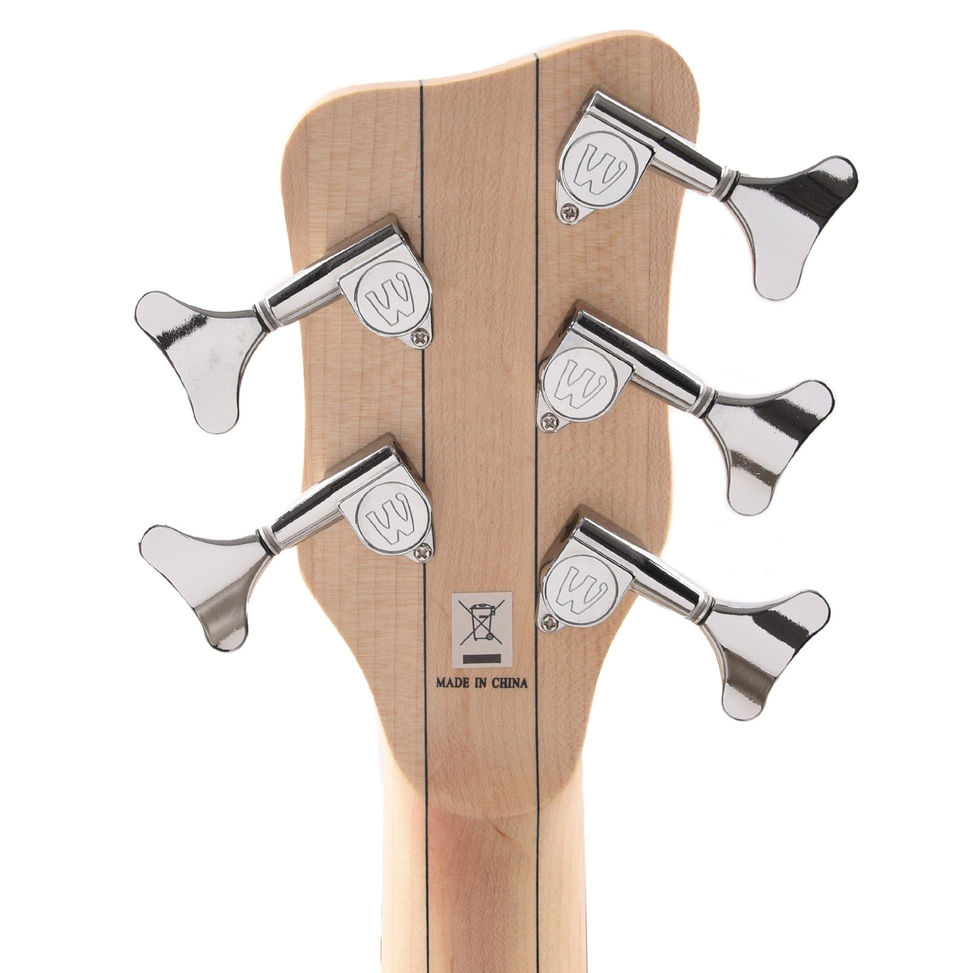 Warwick RockBass Corvette Basic 5-String Nirvana Black Transparent Satin Fretless Bass Guitars / Fretless
