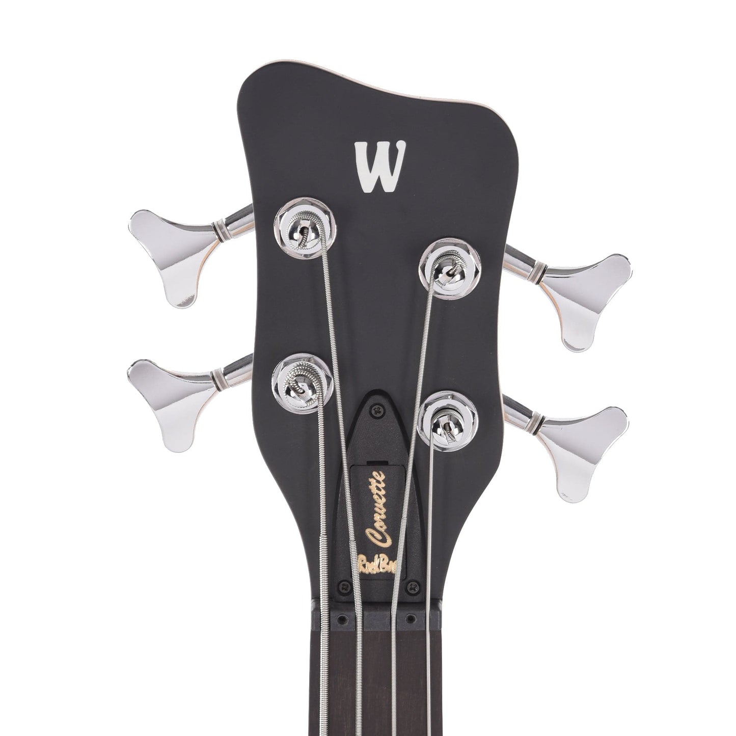 Warwick RockBass Corvette Basic Fretless Nirvana Black Transparent Satin Bass Guitars / Fretless