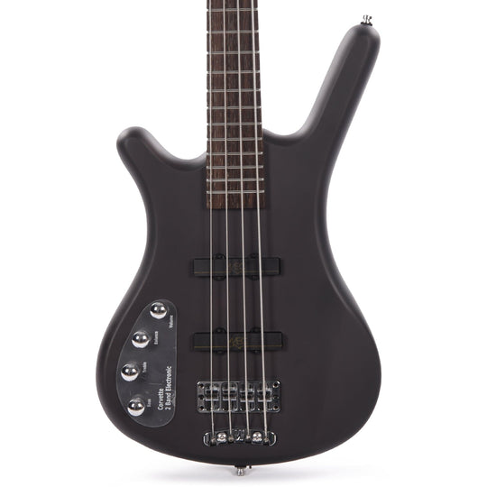 Warwick RockBass Corvette Basic Nirvana Black Transparent Satin LEFTY Bass Guitars / Left-Handed