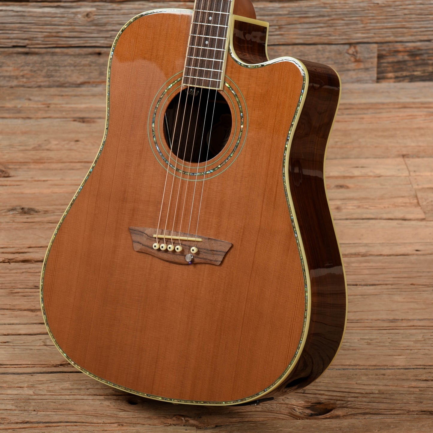 Washburn WDFLB26SCE Forrest Lee B Bender Acoustic-Electric Natural 2012 Acoustic Guitars / Dreadnought