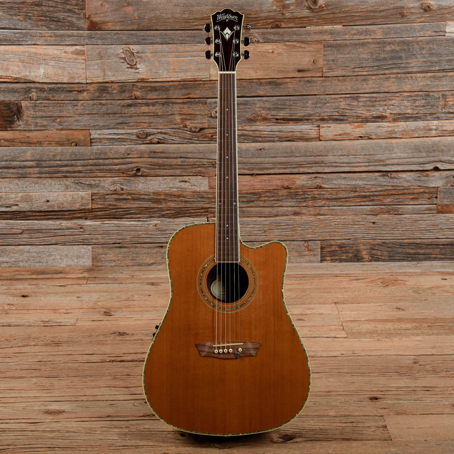 Washburn WDFLB26SCE Forrest Lee B Bender Acoustic-Electric Natural 2012 Acoustic Guitars / Dreadnought