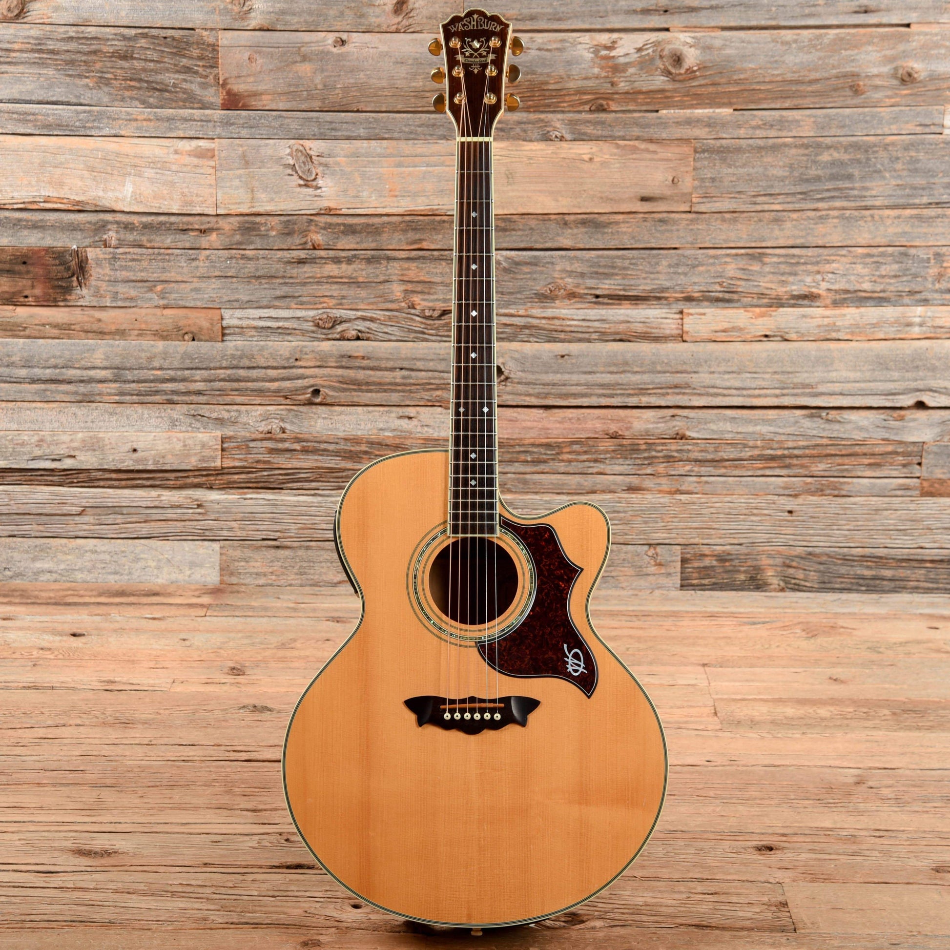 Washburn Cumberland J-28SCE Natural 2001 Acoustic Guitars / Jumbo
