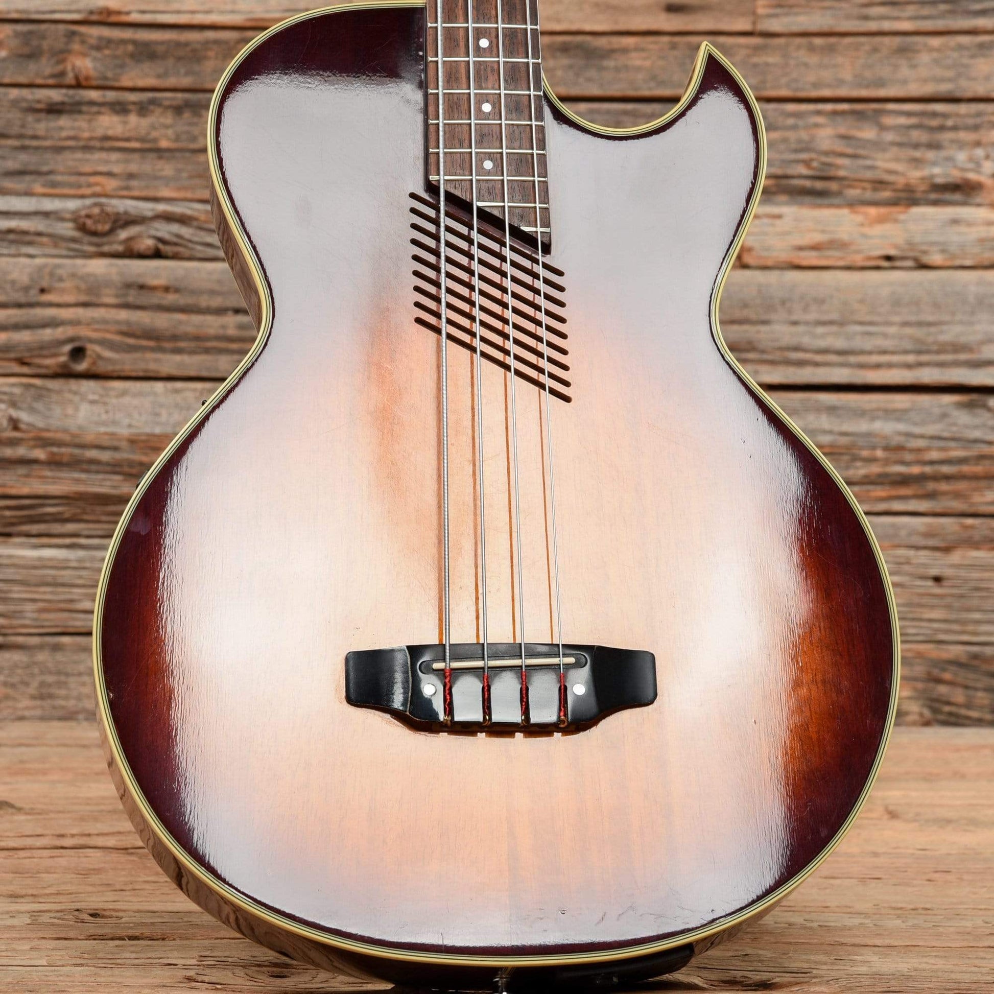 Washburn AB-20 Acoustic Bass Sunburst Bass Guitars / 4-String