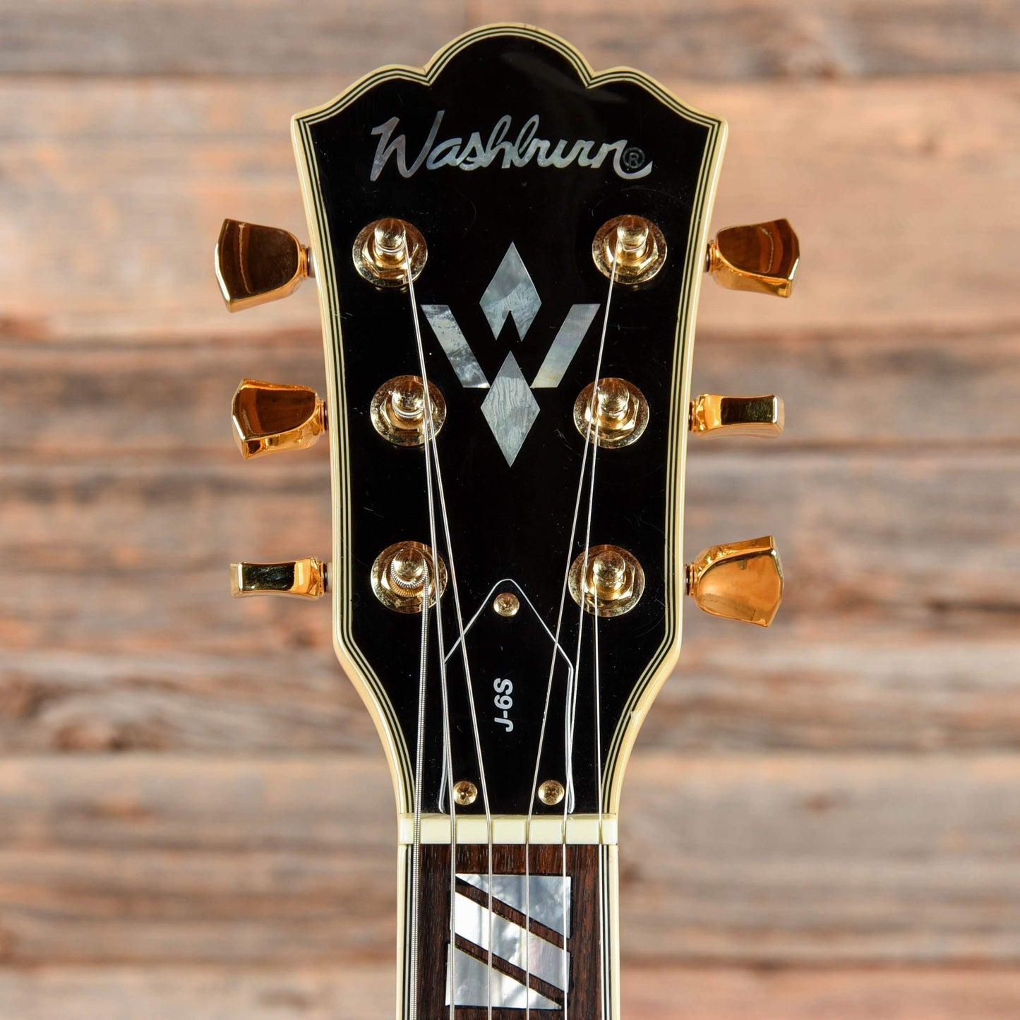 Washburn J-6 Hollow Body Natural 1993 Electric Guitars / Hollow Body