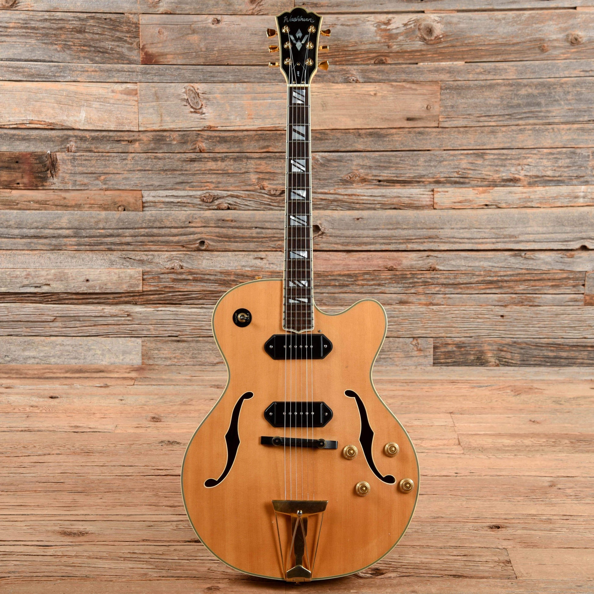 Washburn J-6 Hollow Body Natural 1993 Electric Guitars / Hollow Body