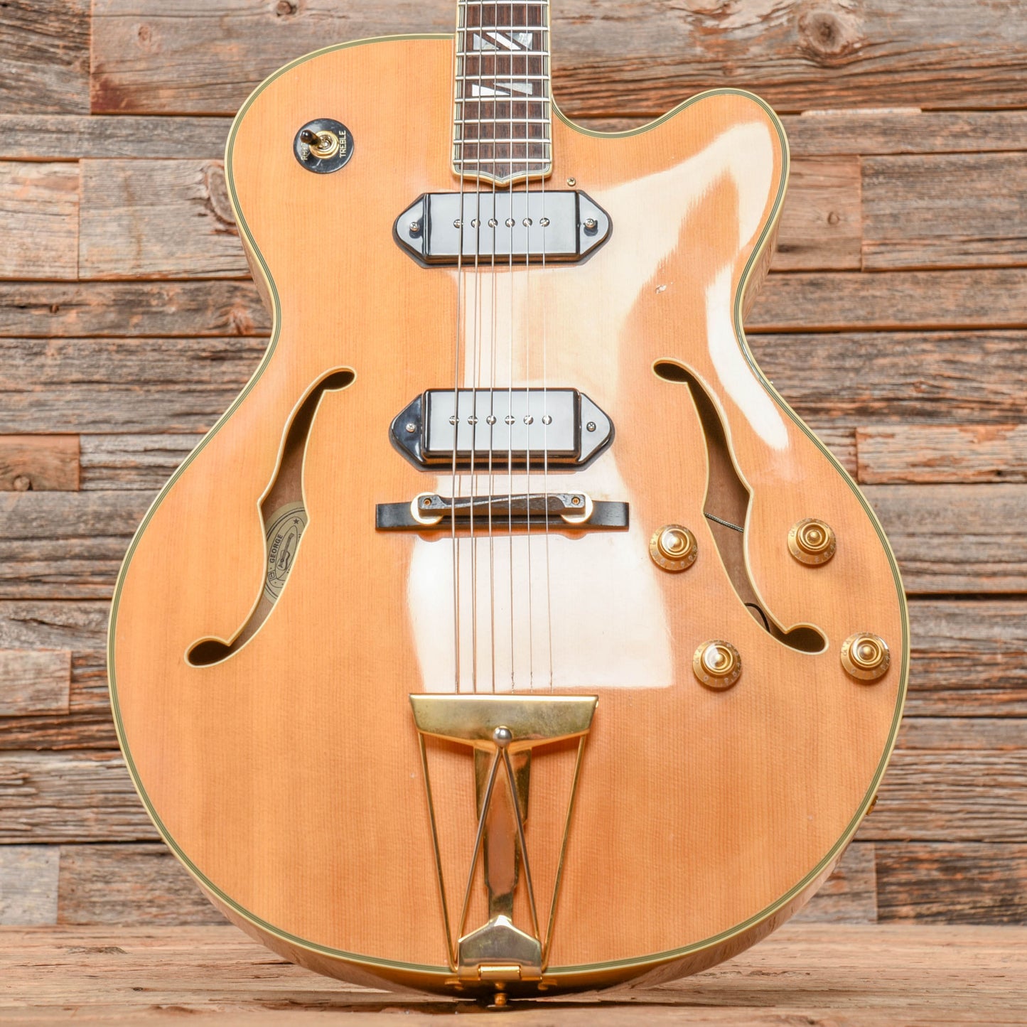 Washburn J6S Natural Electric Guitars / Hollow Body