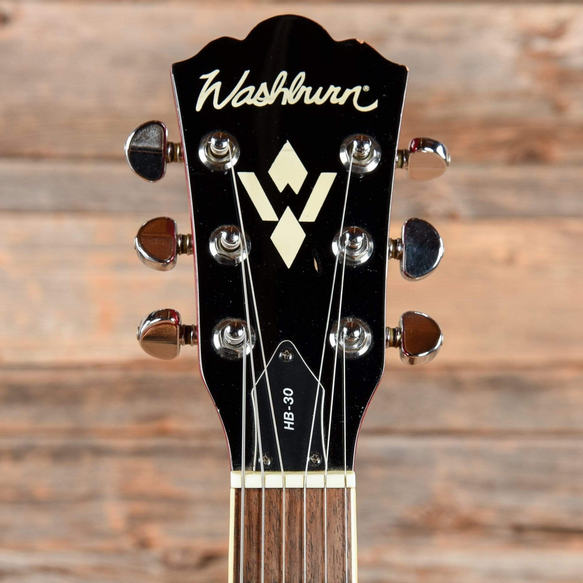 Washburn HB30 Cherry Electric Guitars / Semi-Hollow