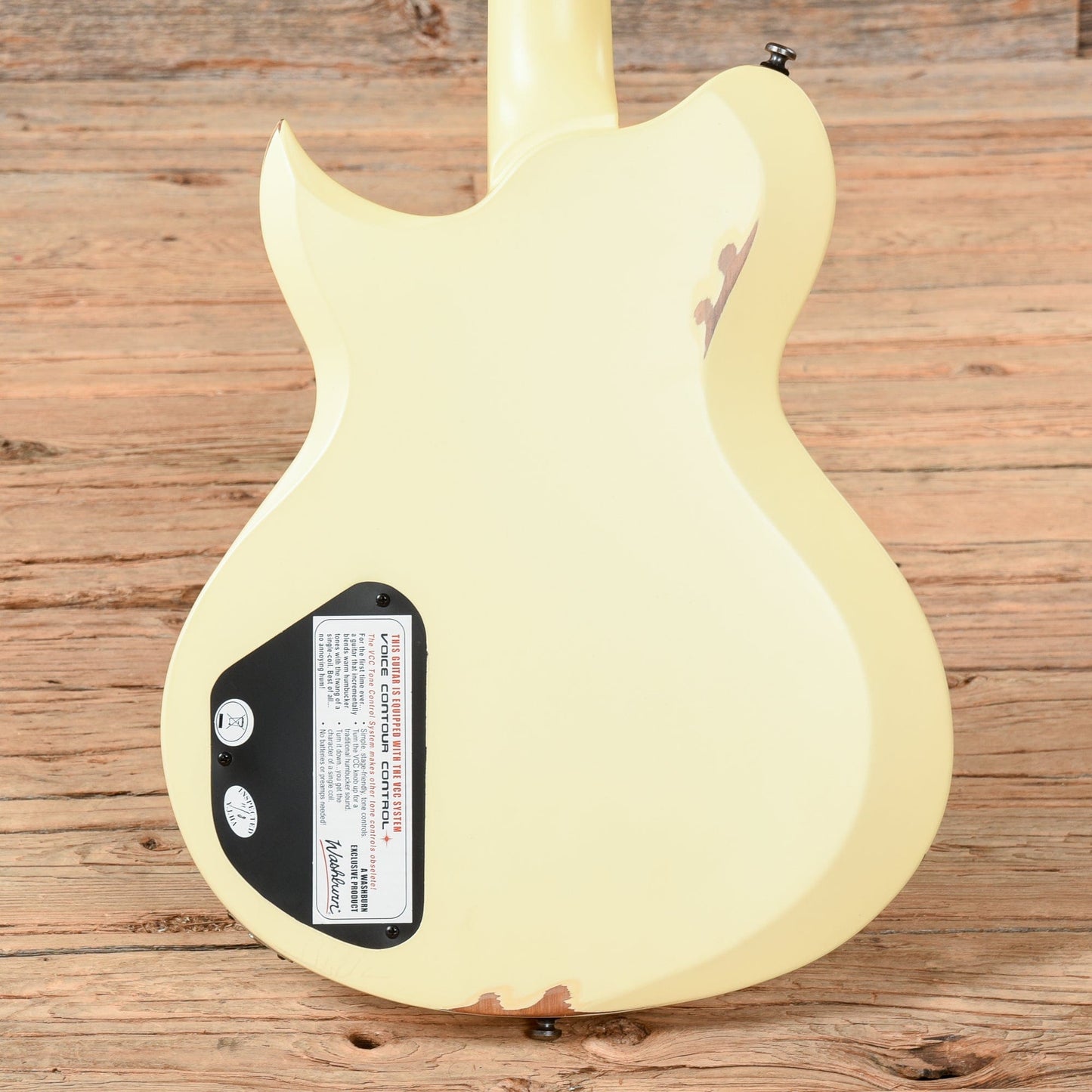 Washburn WI-64V Aged White Electric Guitars / Solid Body